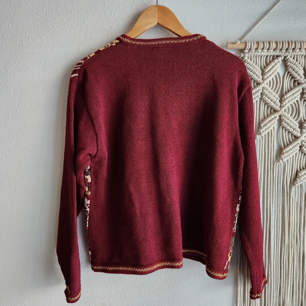 Crazy‎ Horse Women’s Cardigan Sweater Sz Small Cottagecore